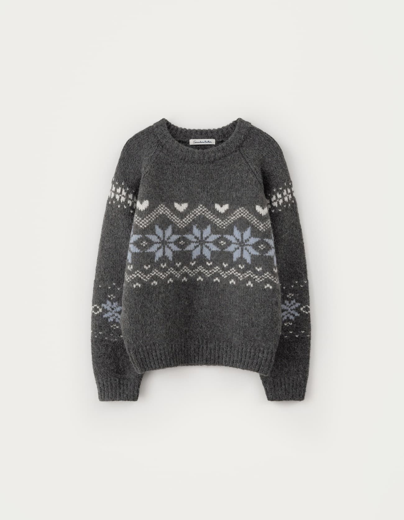 Aro Alpaca Nordic Knit - Charcoal