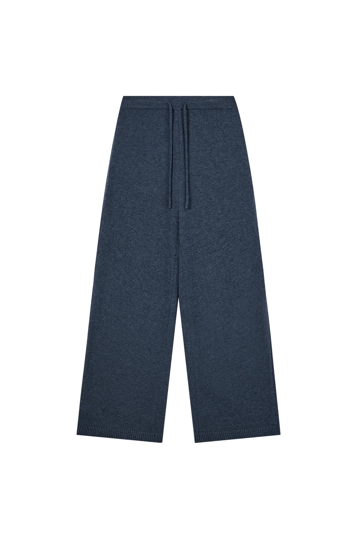 KNIT POCKET PANTS - BLUE