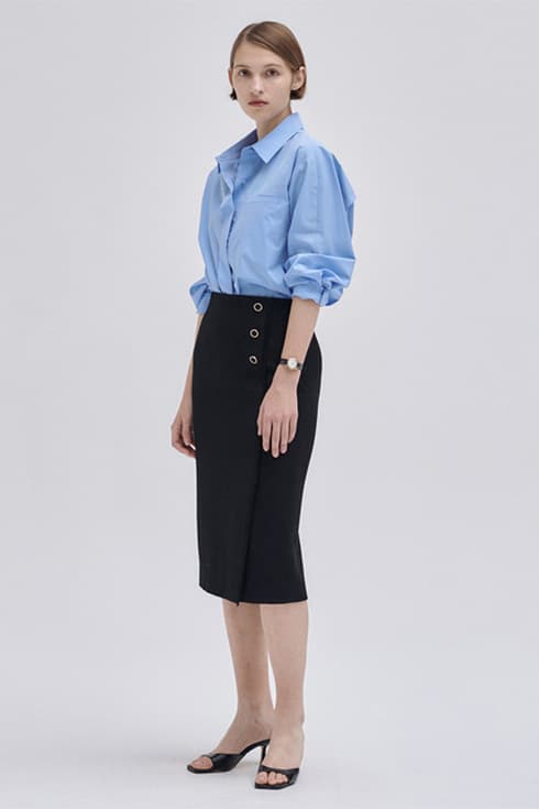 23SN tweed H-line skirt [2colors]