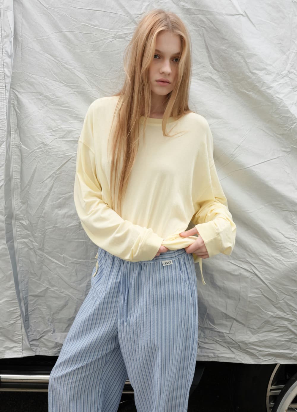 Light Cotton Relaxed T-shirt - Lemonade Yellow
