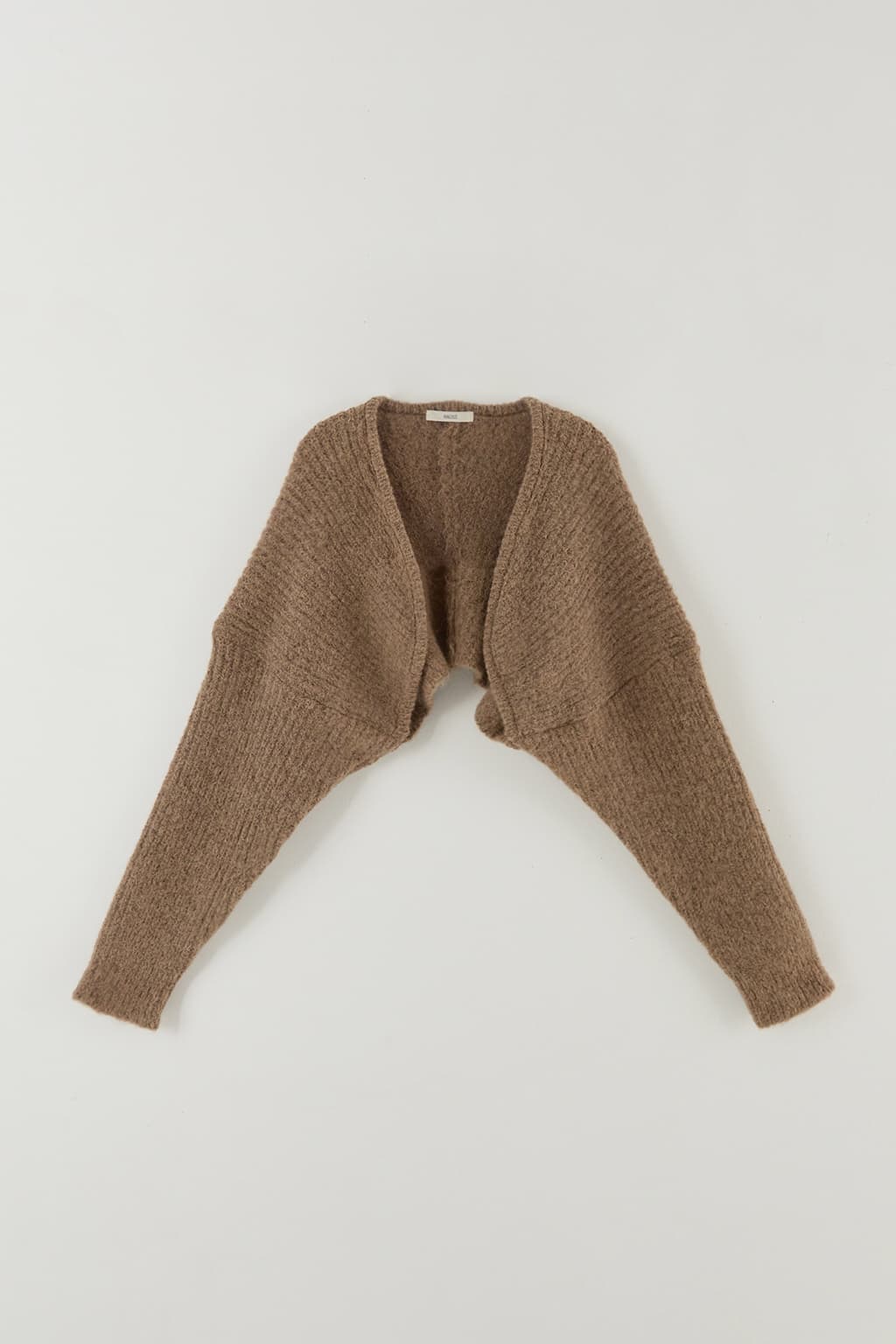 알파카 니트 볼레로 BROWN