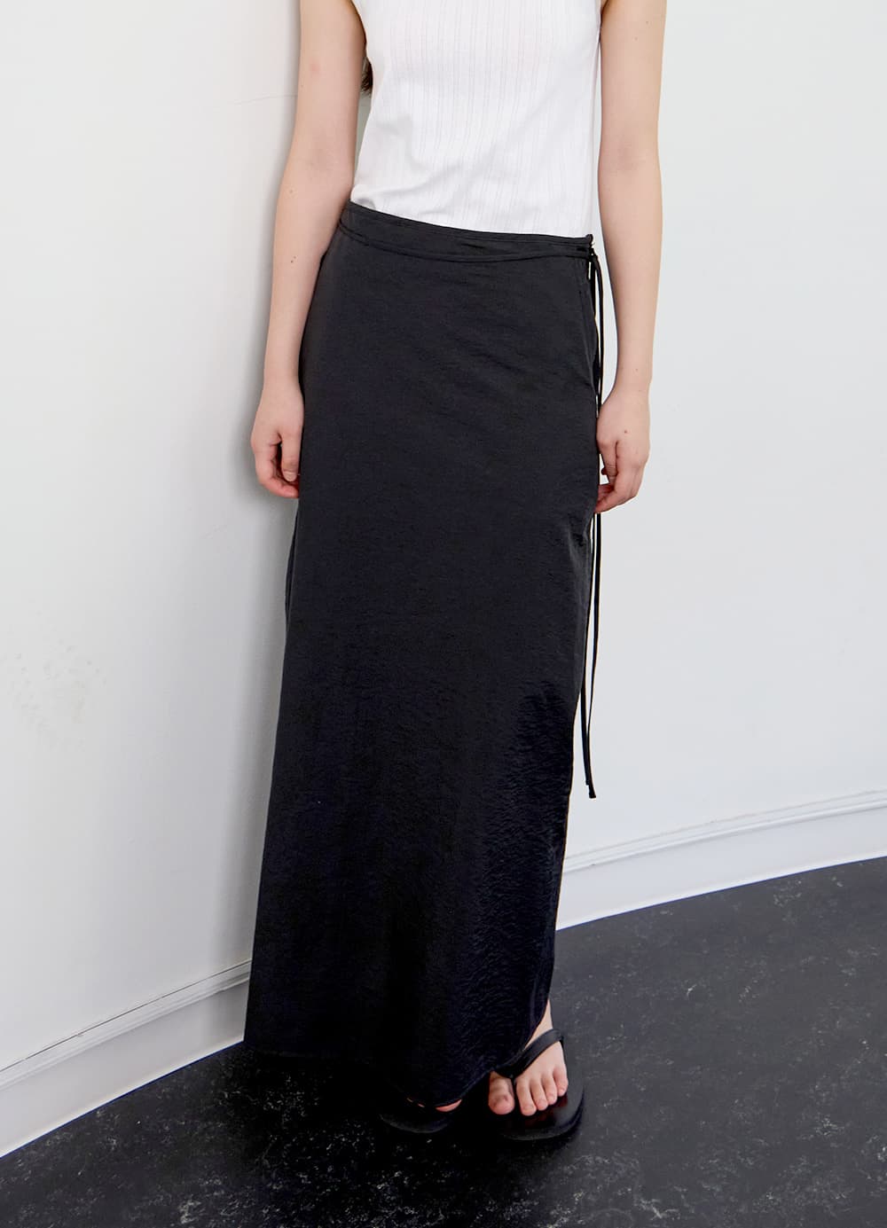 Summer Maxi Skirt - Black