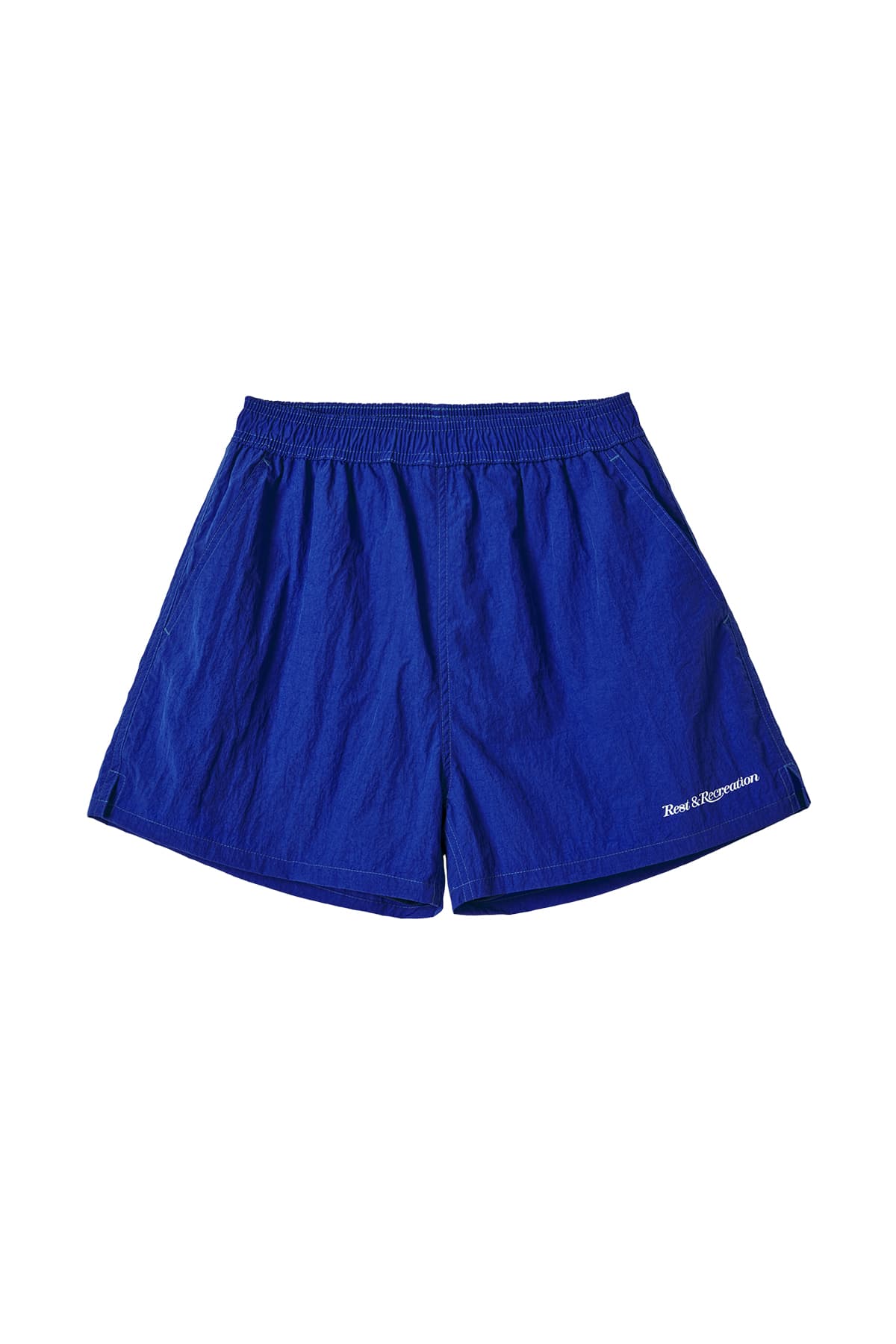 RR LOGO NYLON SHORTS - BLUE