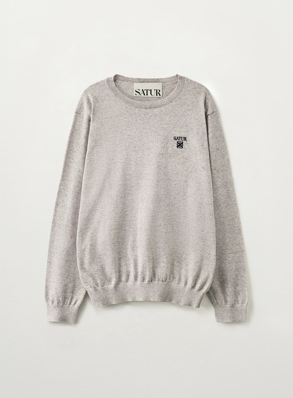 Loren Linen Blend Knit - Heather Gray