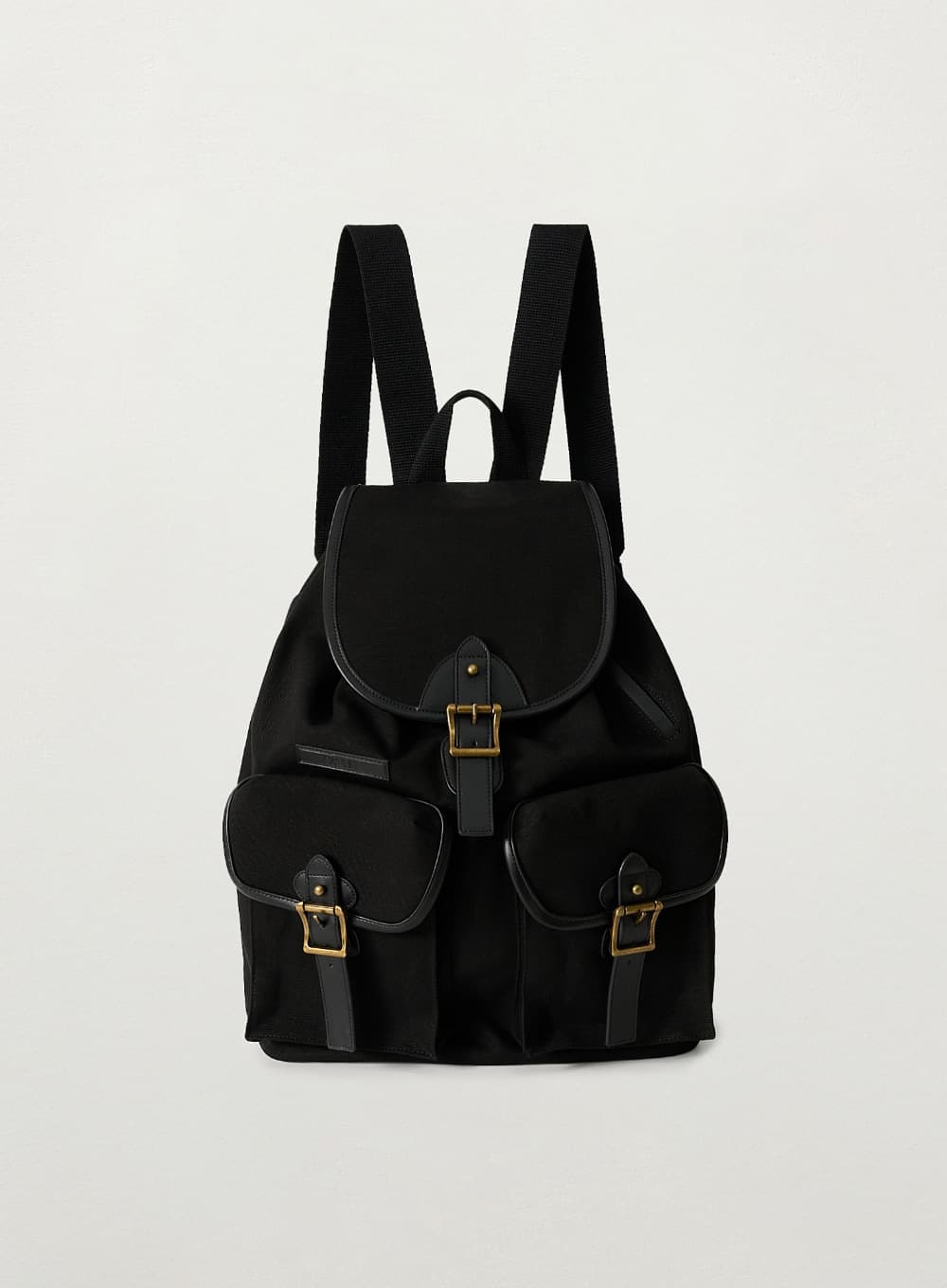 Pocket Bucket Backpack - Black