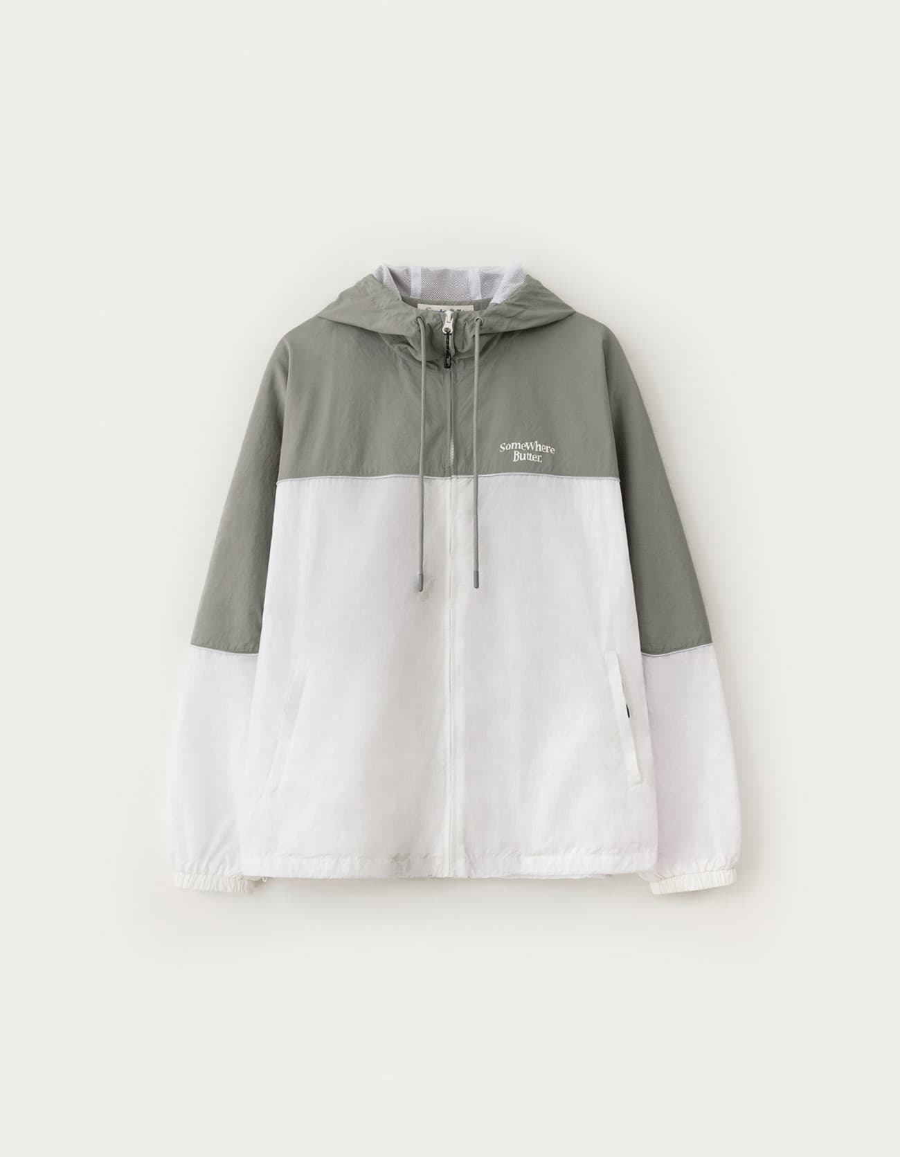 Homie Hoodie Windbreaker - Grey