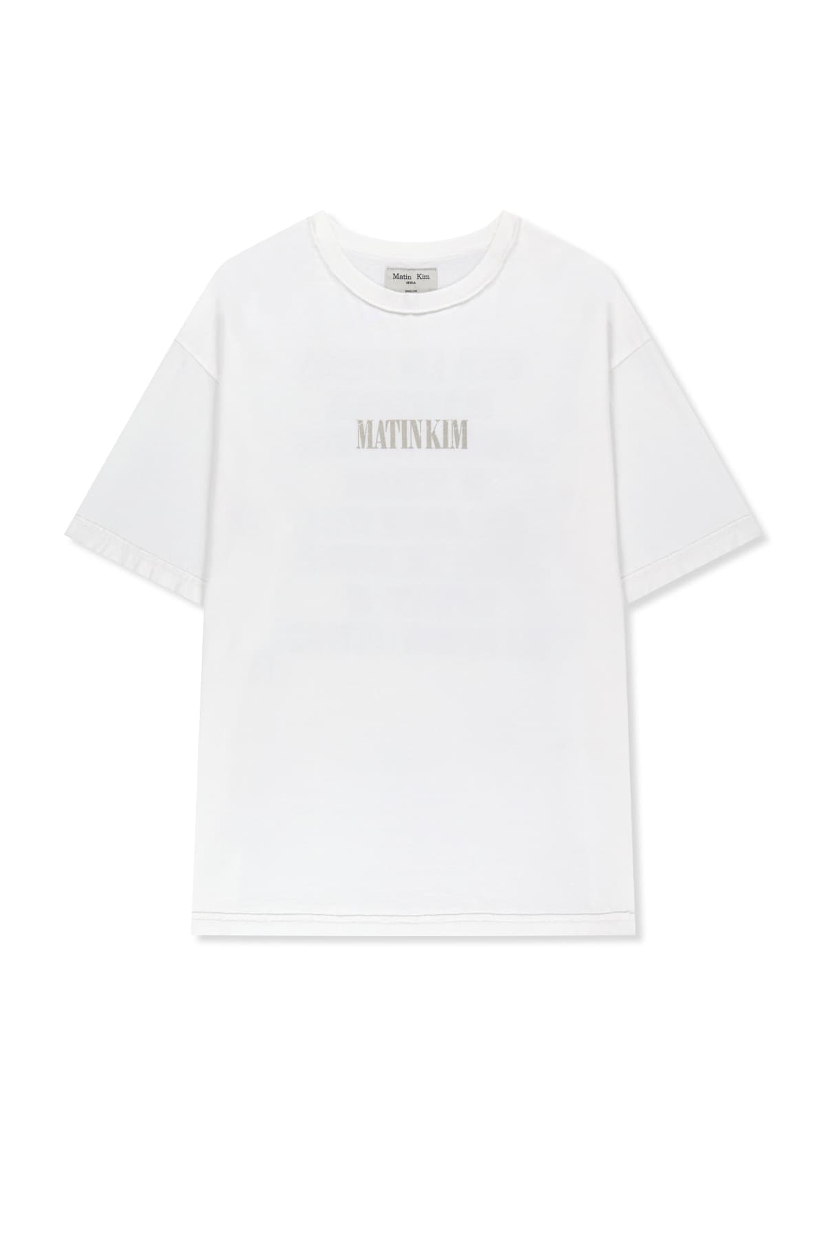 VINTAGE LETTERING GRAFFITI TOP IN WHITE