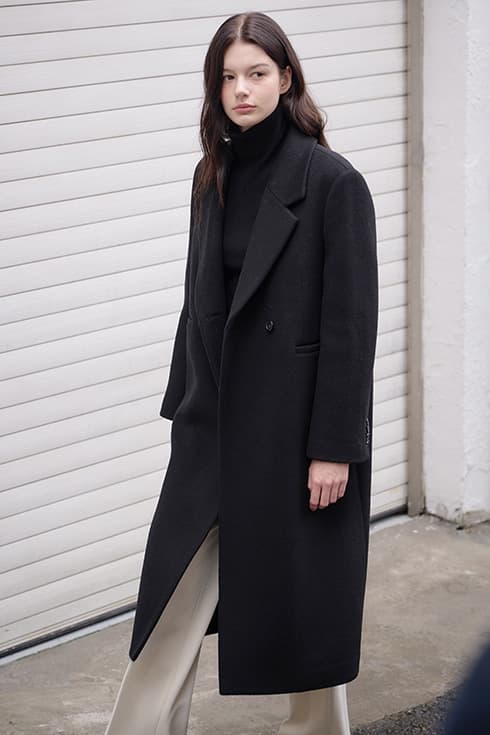 25WN winter basic coat [BK]