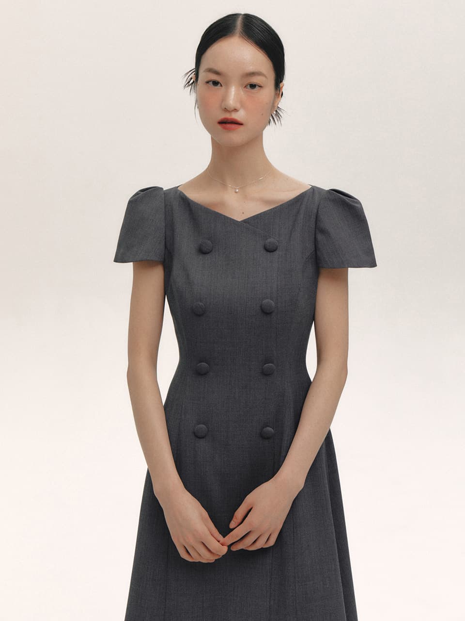 Double Button Dress(3color)
