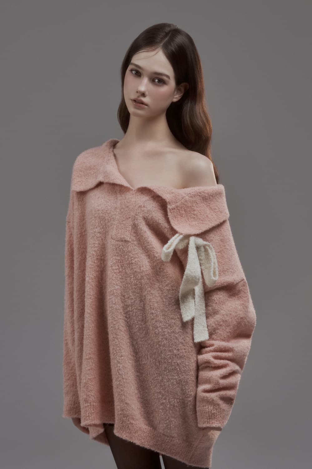 Betty Ribbon Knit - Pink