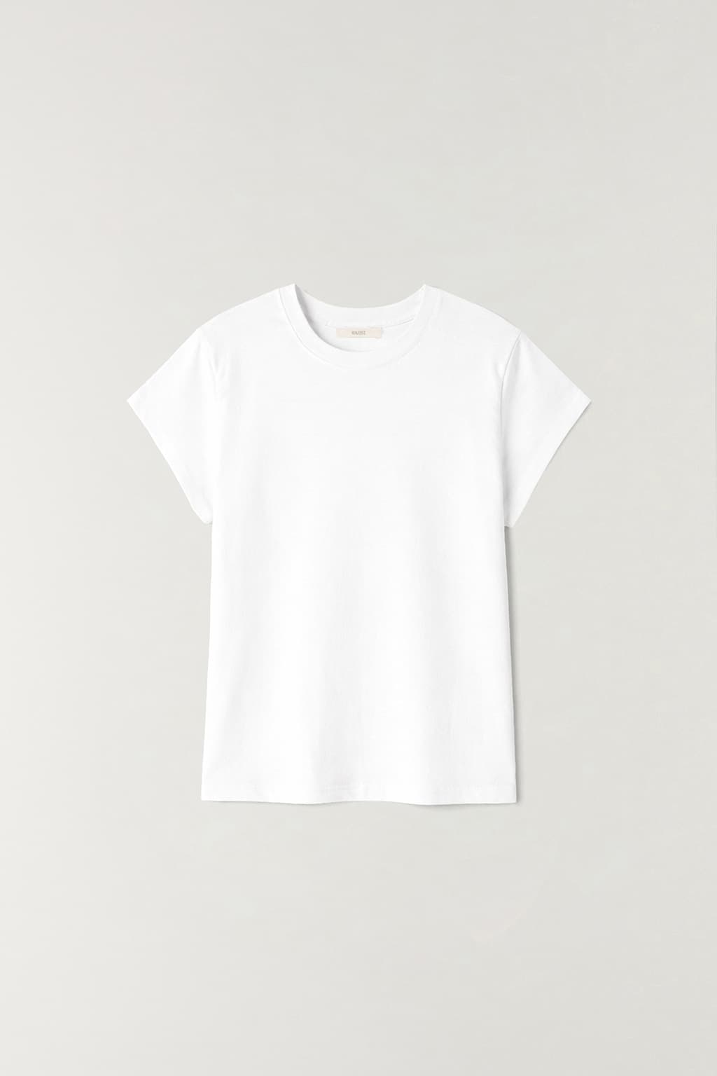 데일리 절개 반팔 티셔츠 WHITE