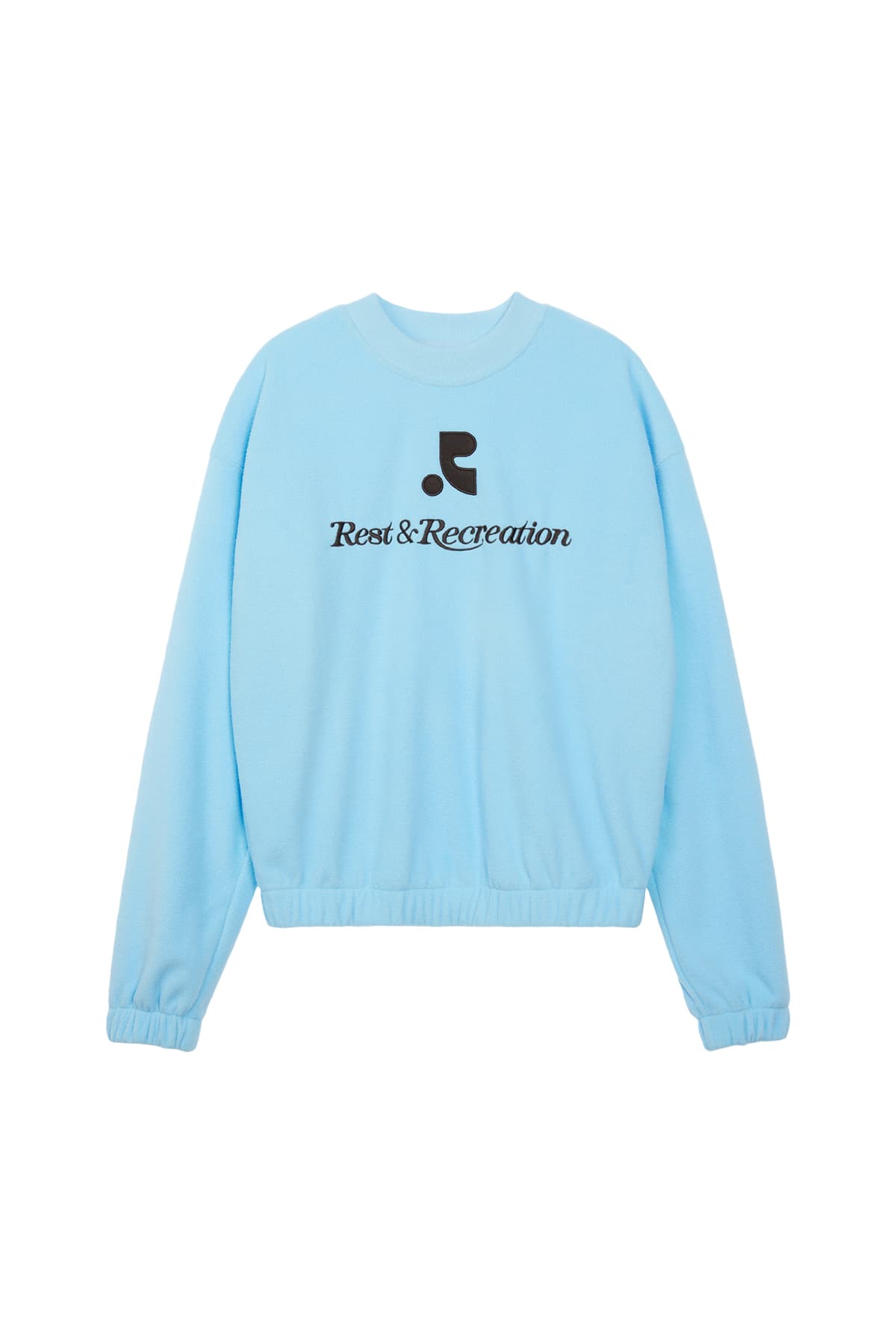 LOGO FLEECE SWEATSHIRT - BLUE
