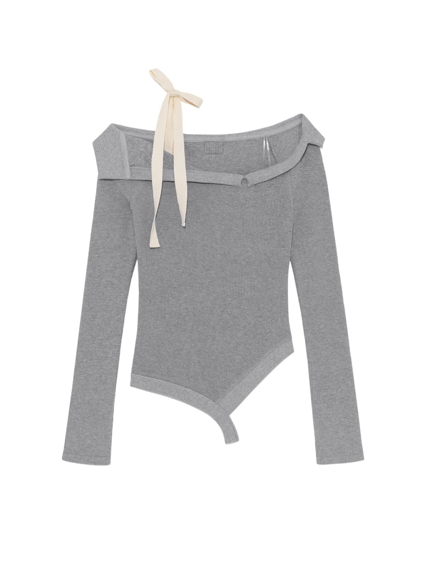 DEMI CUTOUT LONG SLEEVE (GRAY)