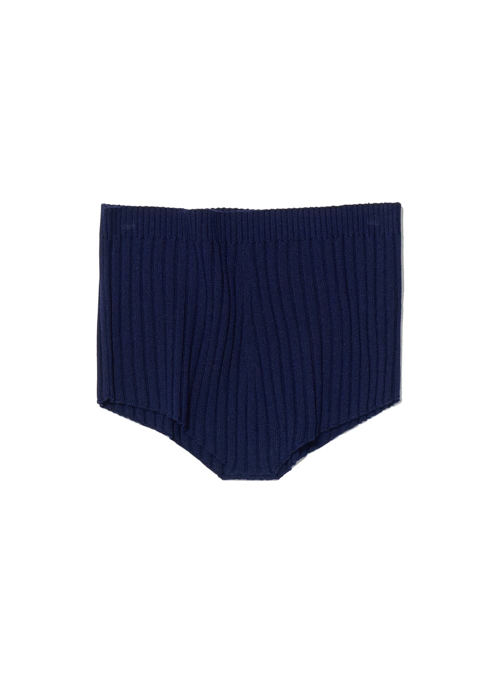 RIBBED KNIT MICRO SHORTS_NAVY