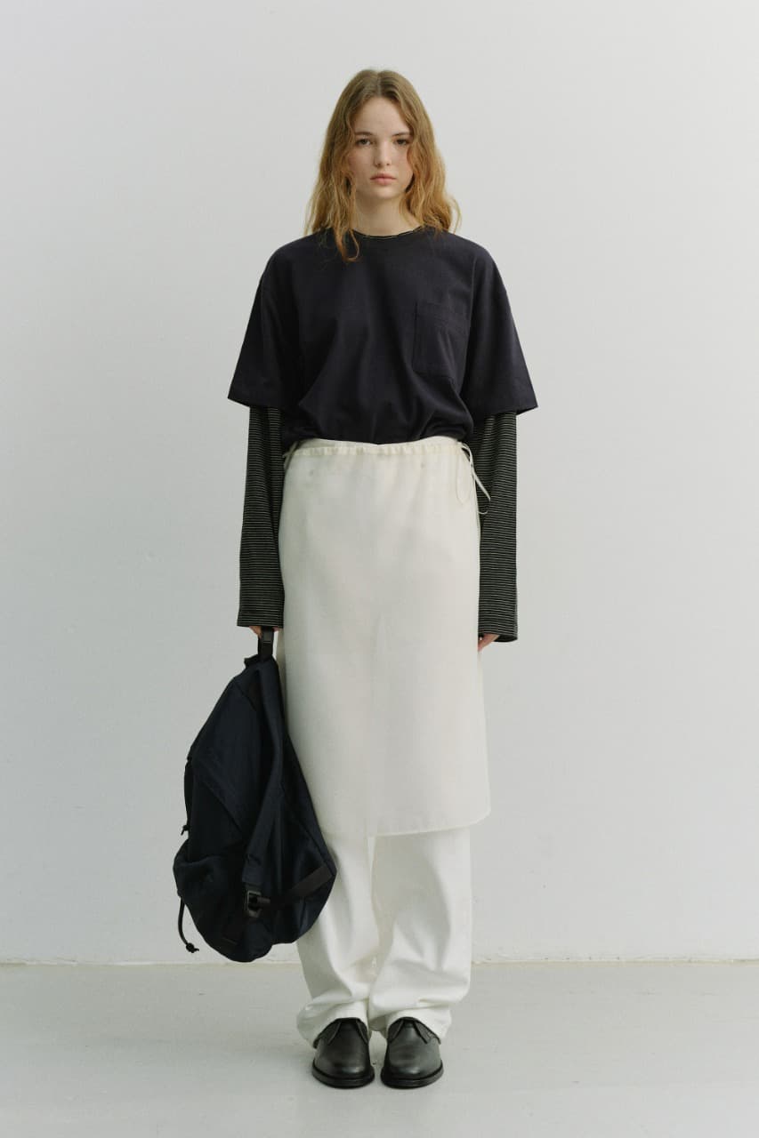 SEE-THROUGH LAYERING SKIRT IVORY_UDSK6A208IV