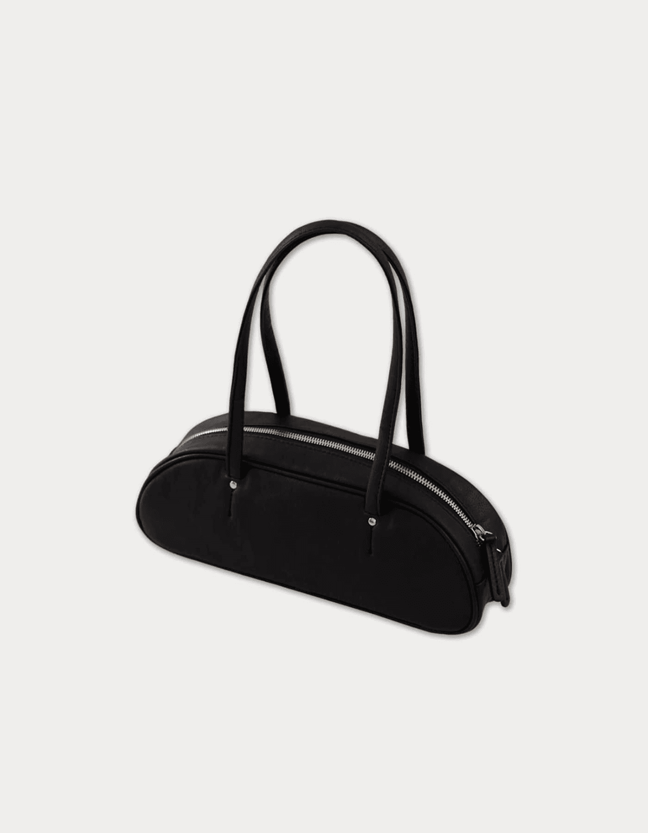 demi baguette bag - matt black
