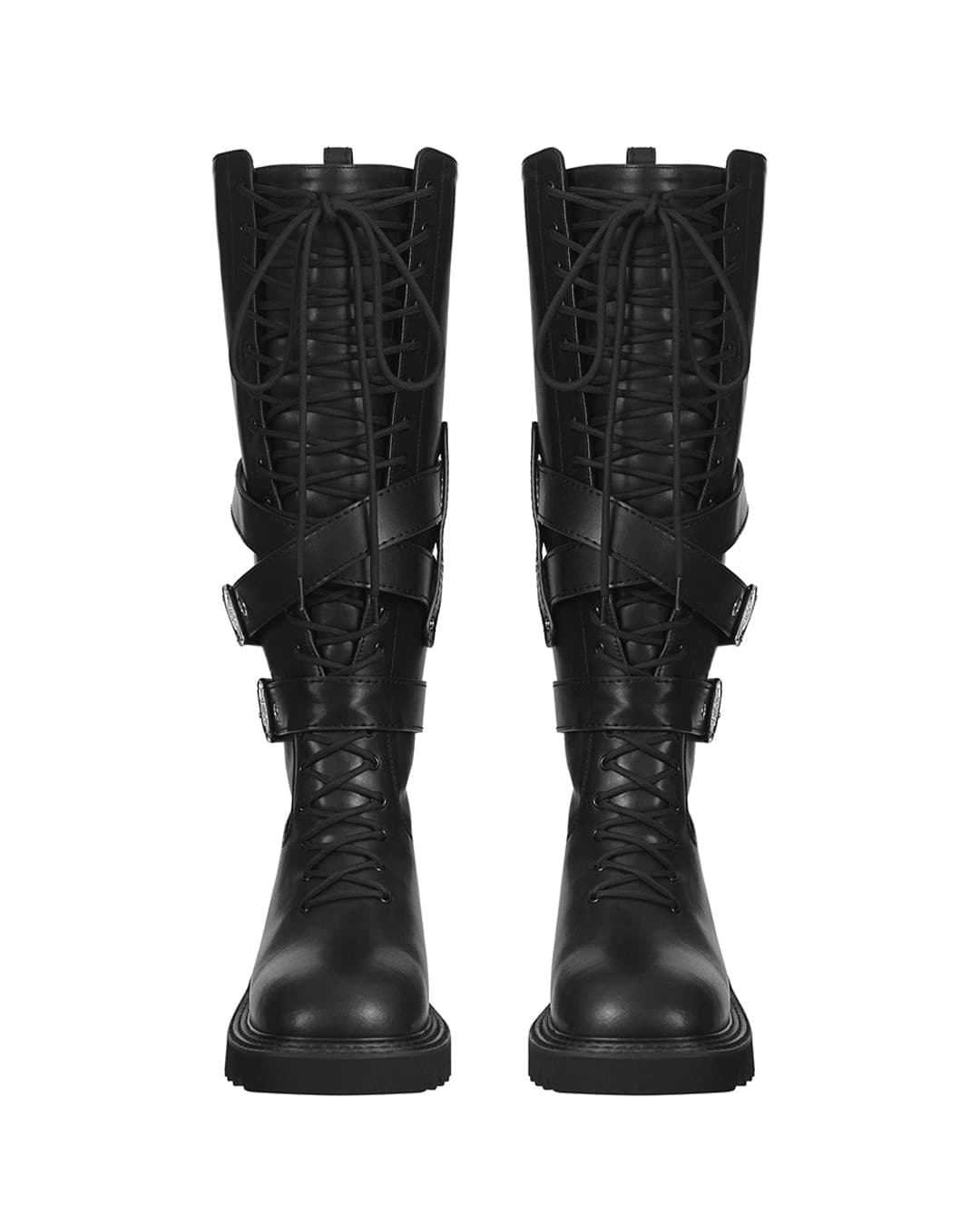 Vering Buckle Boots · 베어링 버클 부츠 / 블랙