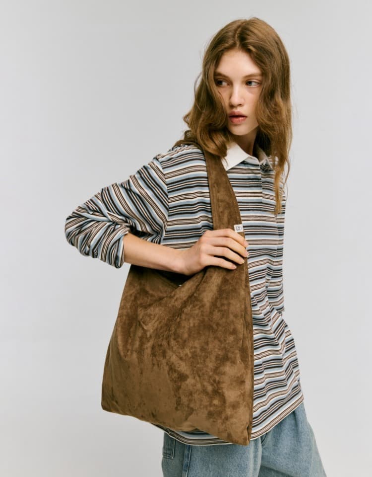 pera bag (suede) - taupe