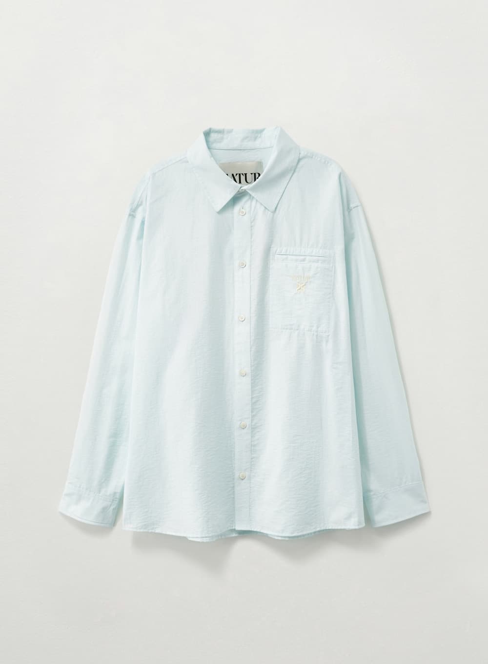 Light Weight Cotton Shirt - Sky Blue