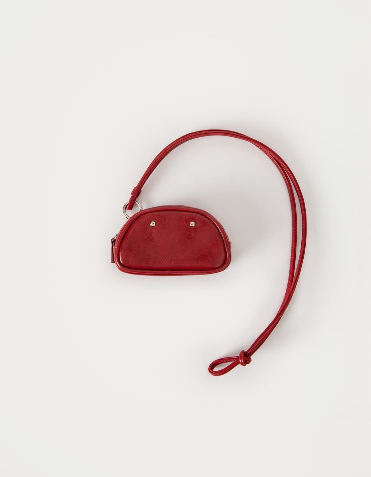 Tiny Baguette Bag - Vintage Red