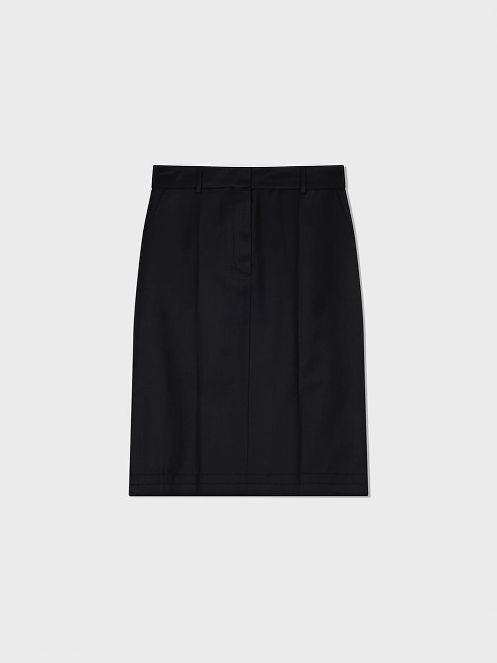 Classic H-Line Skirt_Black
