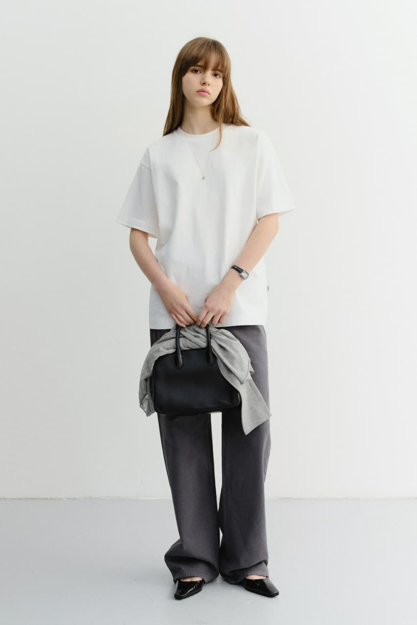 UNISEX ESSENTIAL LOOSE T-SHIRT OFF WHITE_UDTS6B125WT