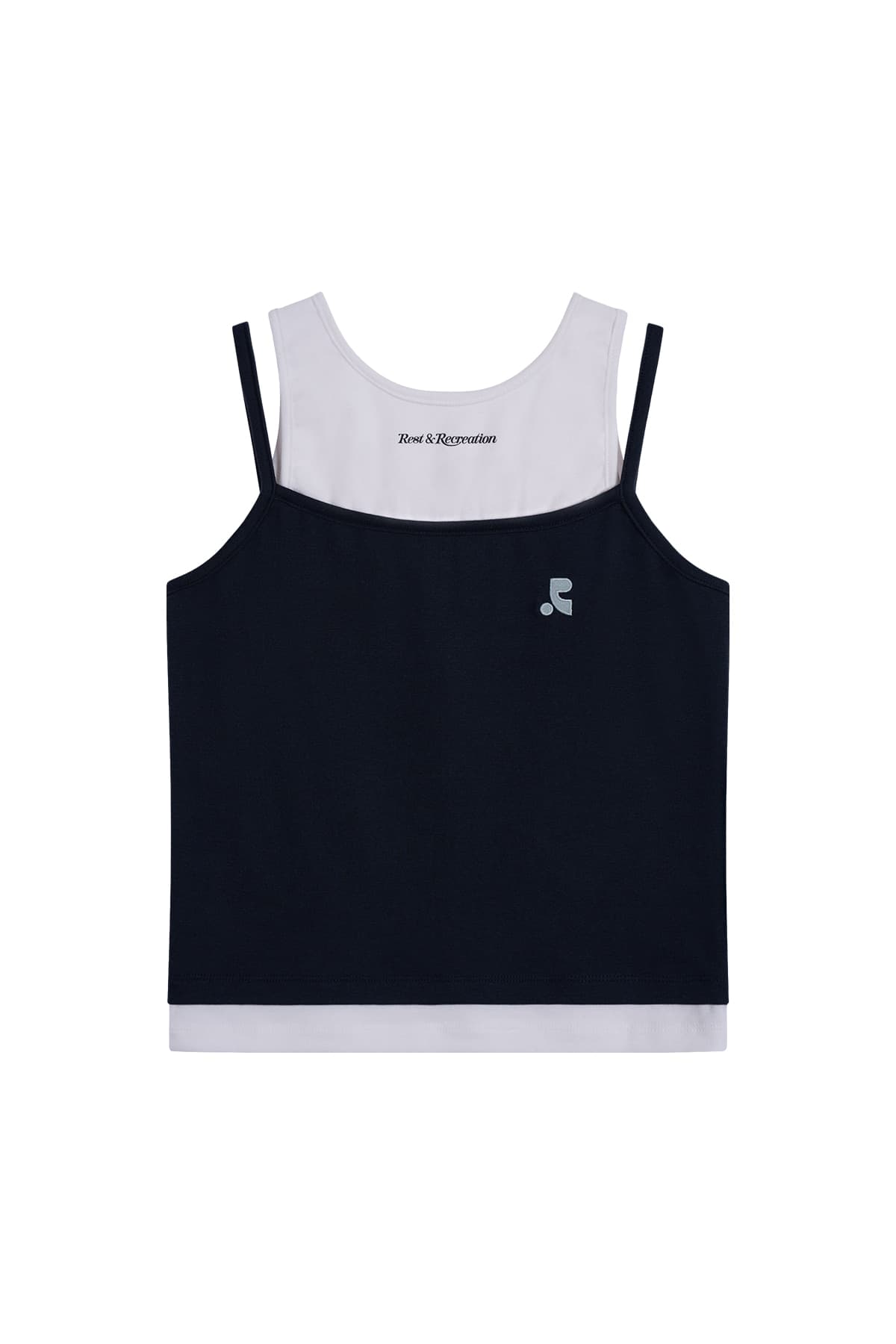 LAYERED SLEEVELESS - NAVY