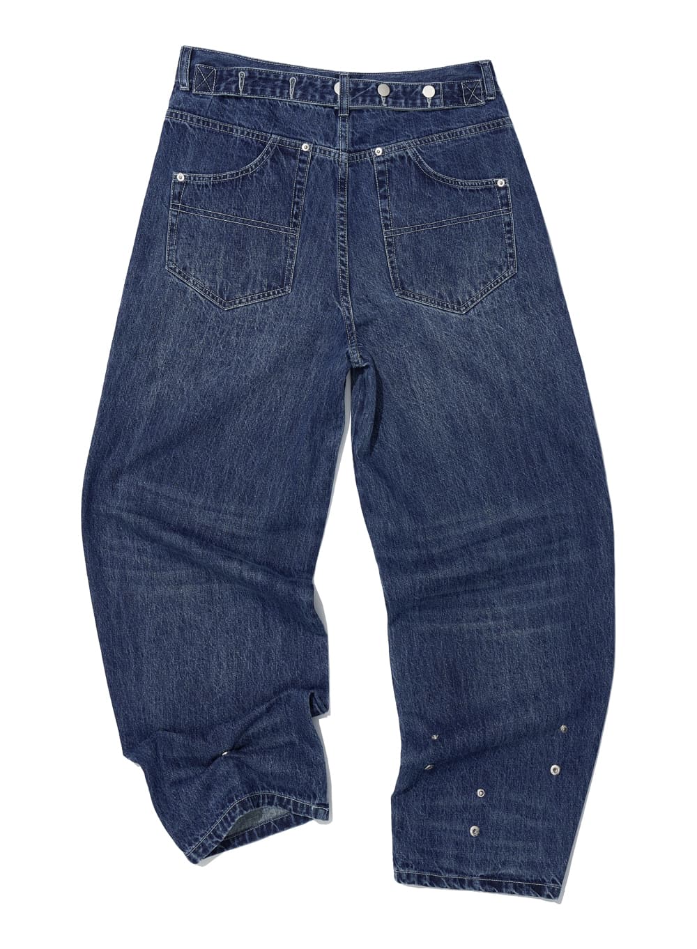 CINCH-BACK ROUNDING JEANS_DEEP BLUE