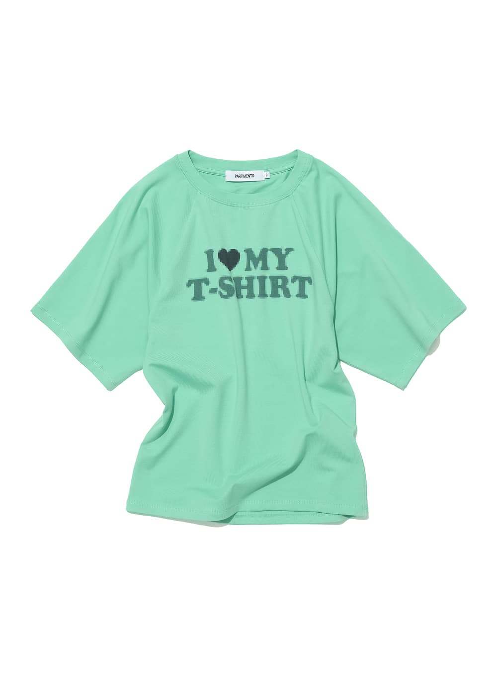 BAT SLEEVE ILT PRINTED TEE_EMERALD