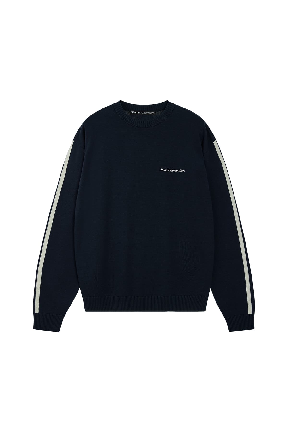 COLORATION CREW NECK KNIT - NAVY