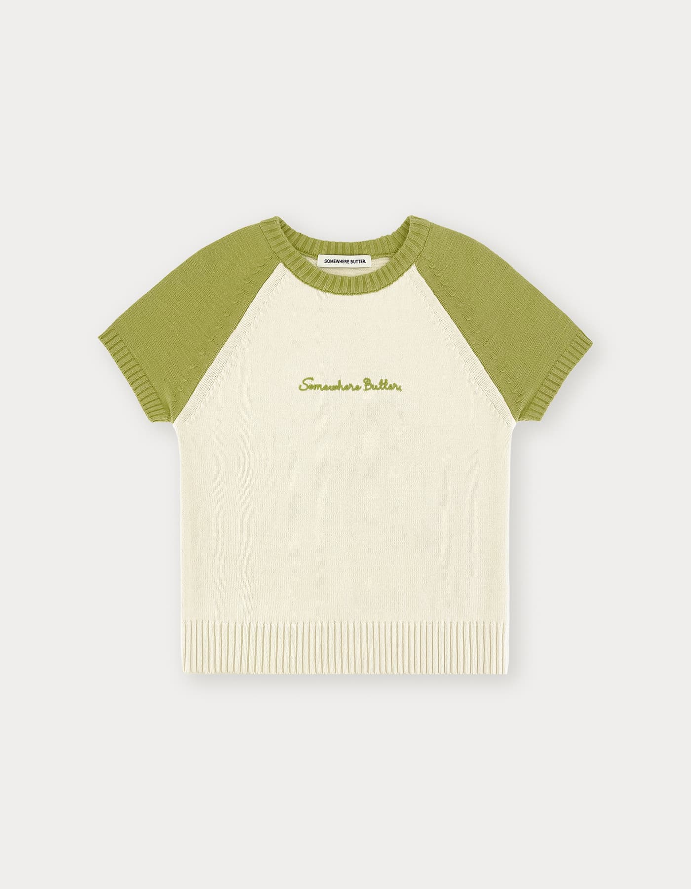 Casual Mini Letter Knit - Olive