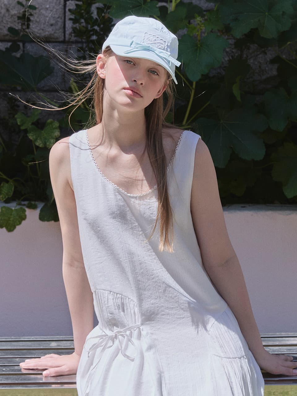 LACE LABEL CAMP CAP (MINT)