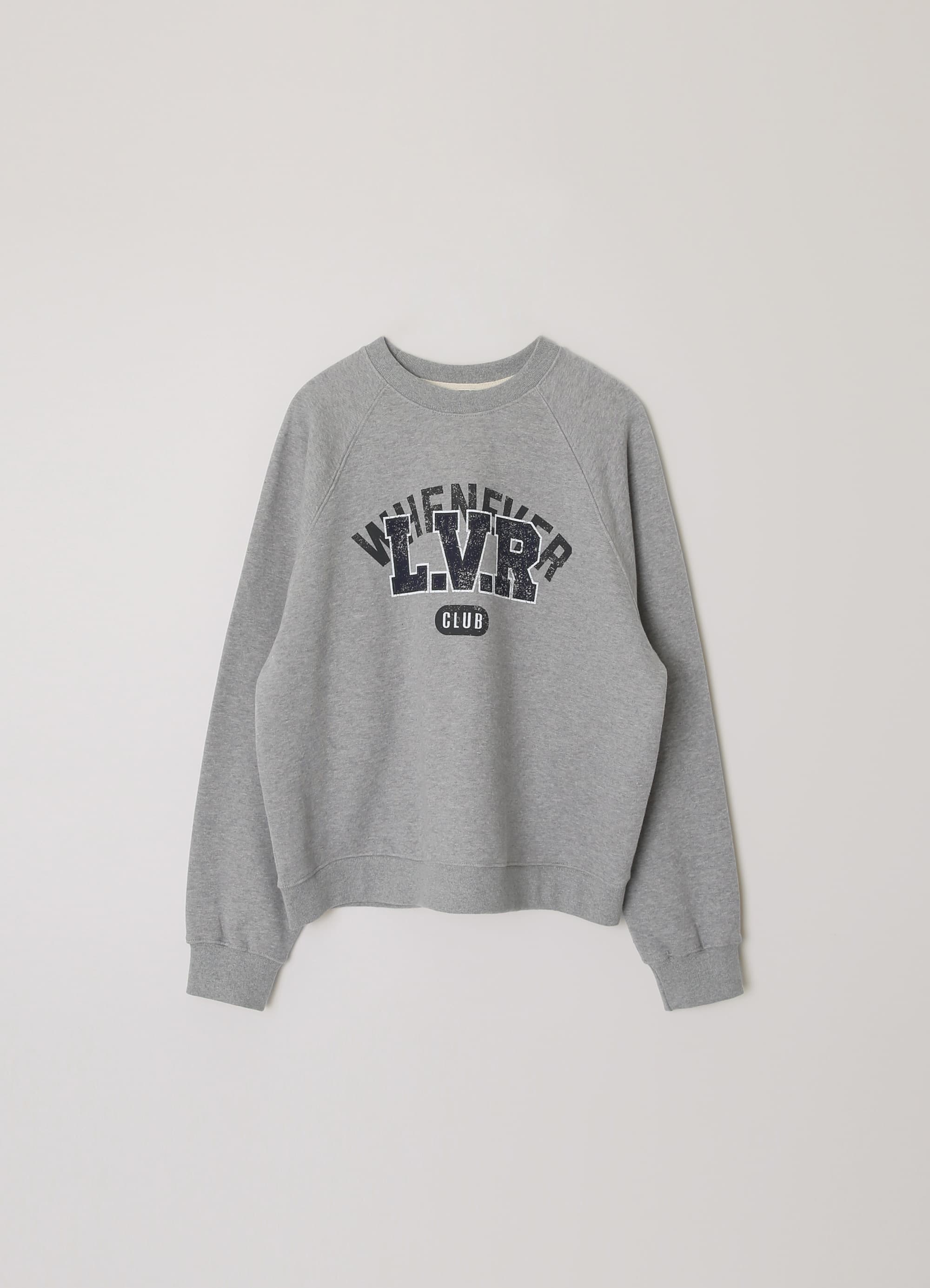 L.V.R Overlay Sweatshirt - Melange Grey