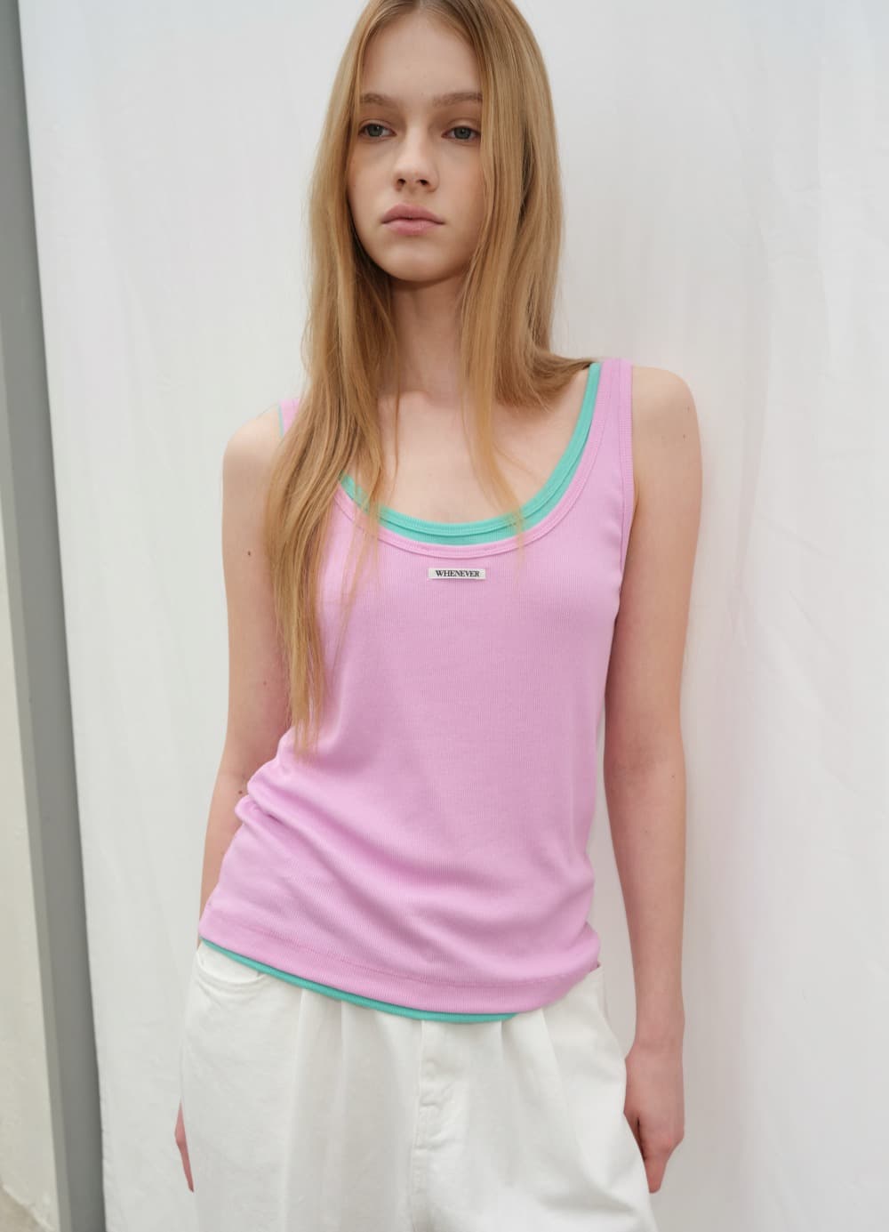 All-day Sleeveless Top - Cotton-candy Pink
