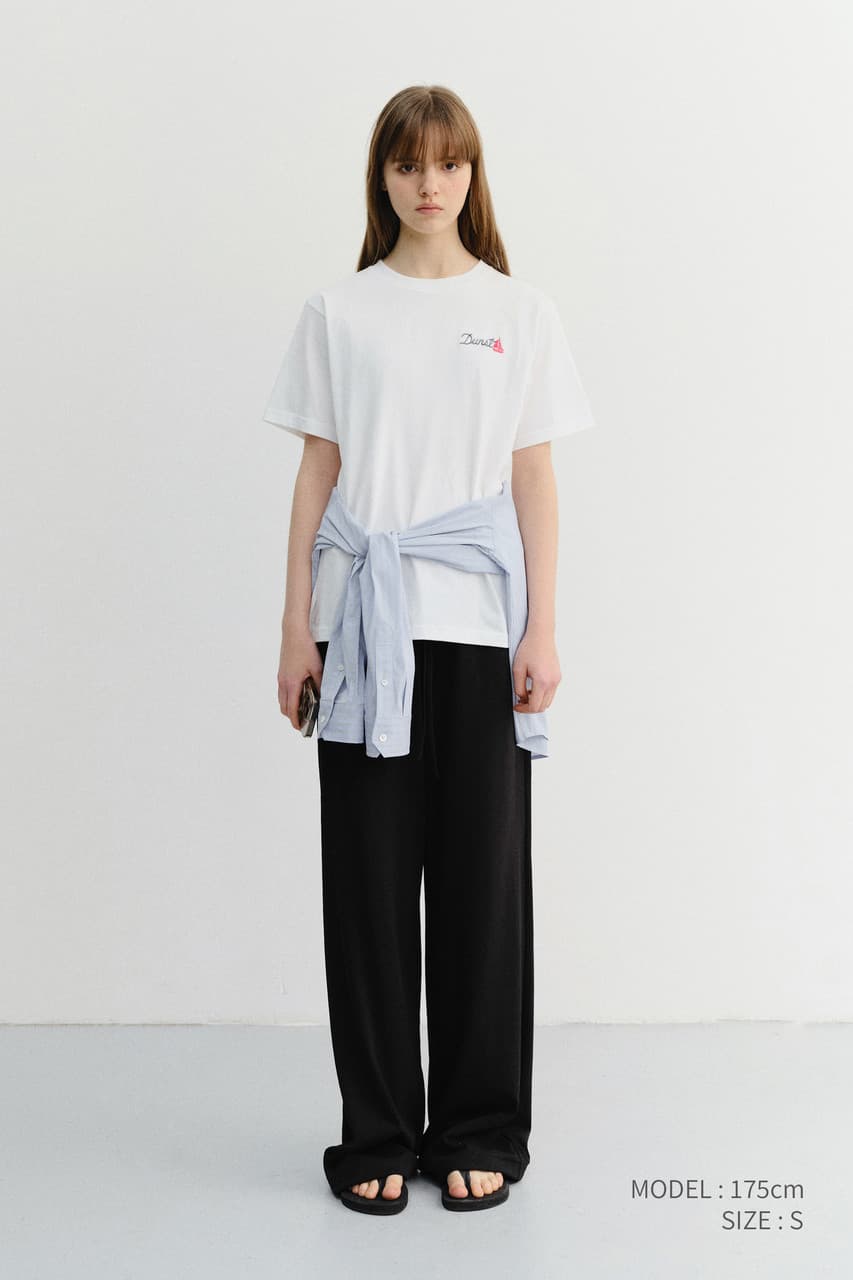 UNISEX MARINE LOGO T-SHIRT OFF WHITE_UDTS6B135OW