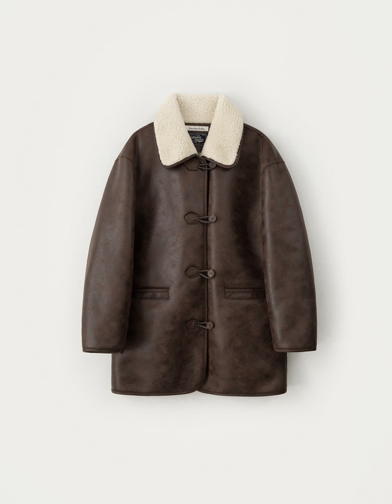 Vintage Shearling Mustang - Dark Brown