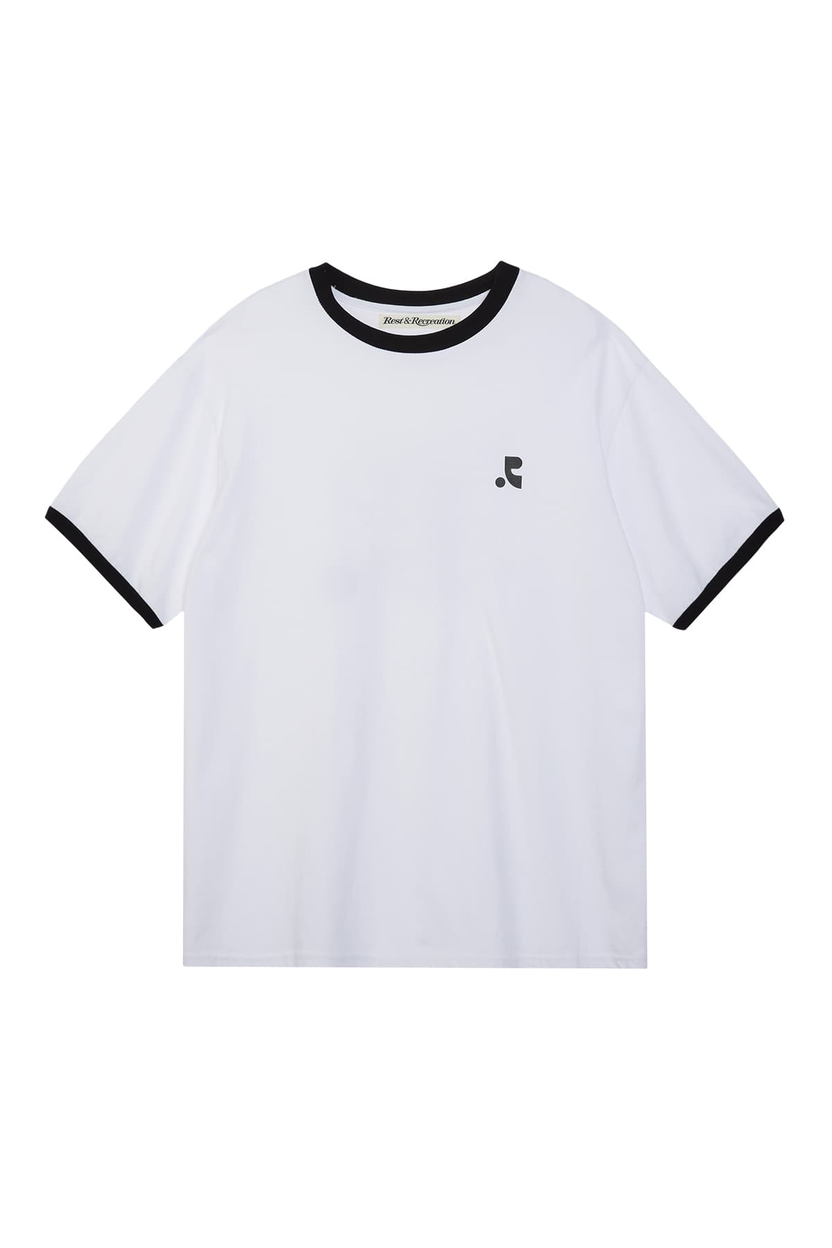 LOGO RINGER T-SHIRT - WHITE