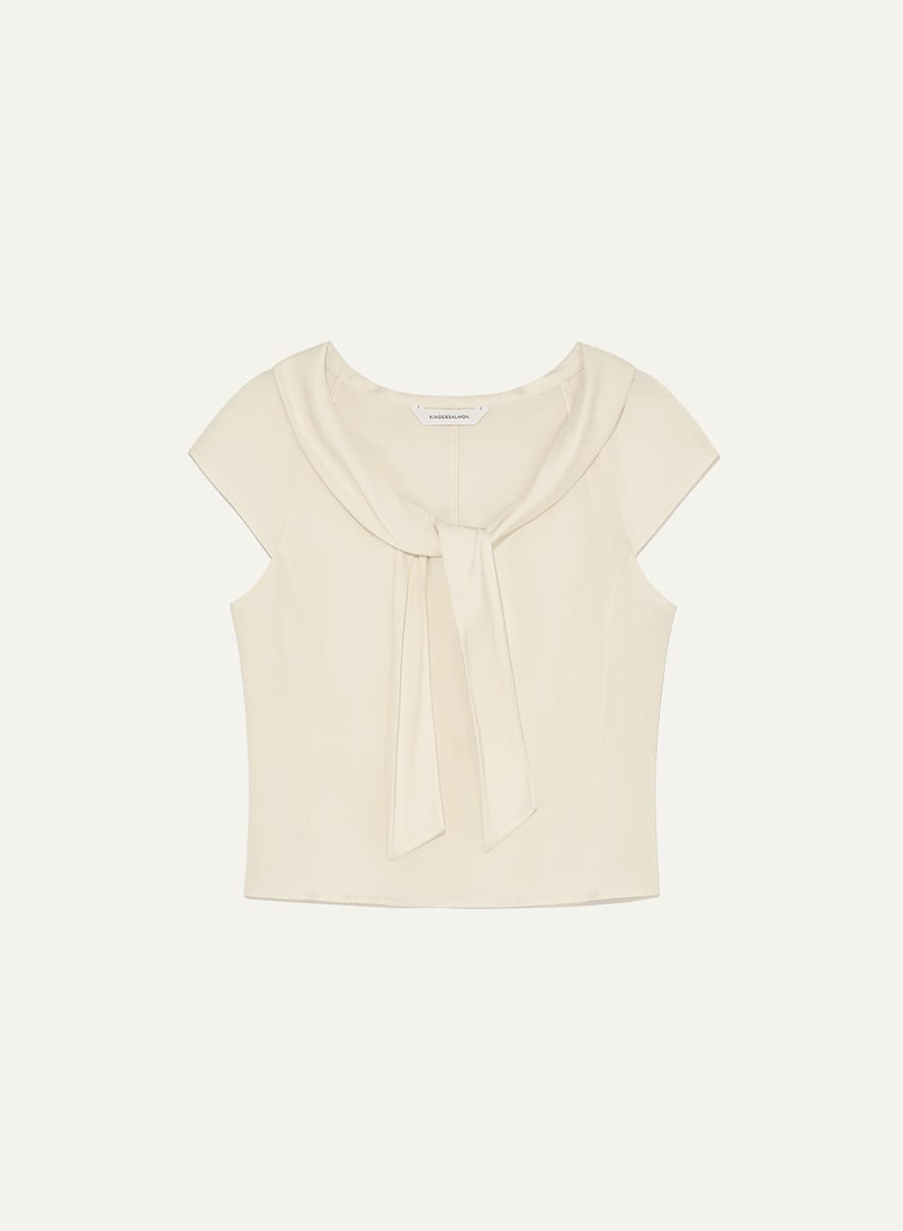 Valois Bowtie Top Cream