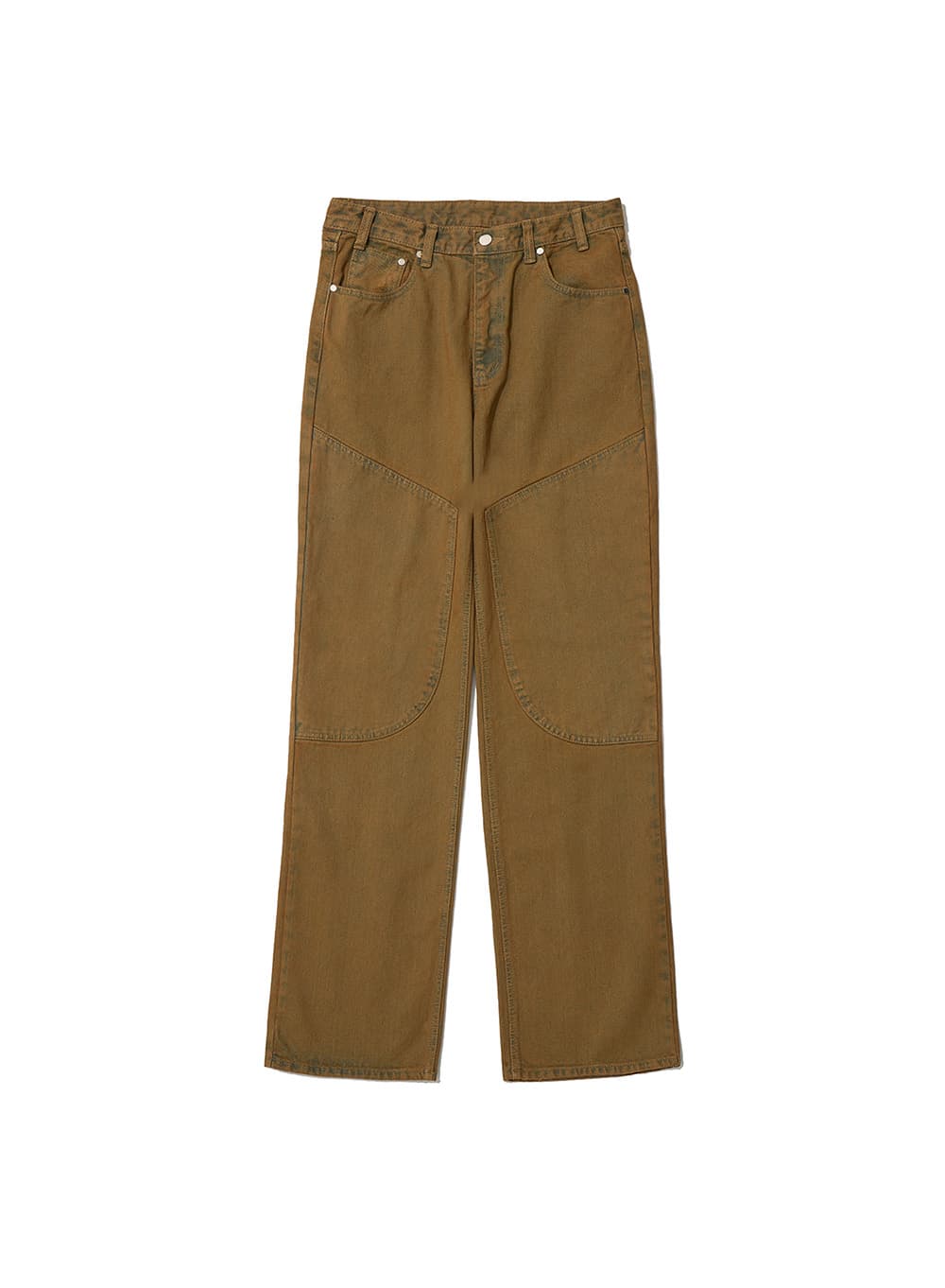 DOUBLE KNEE JEANS_WASHED BEIGE