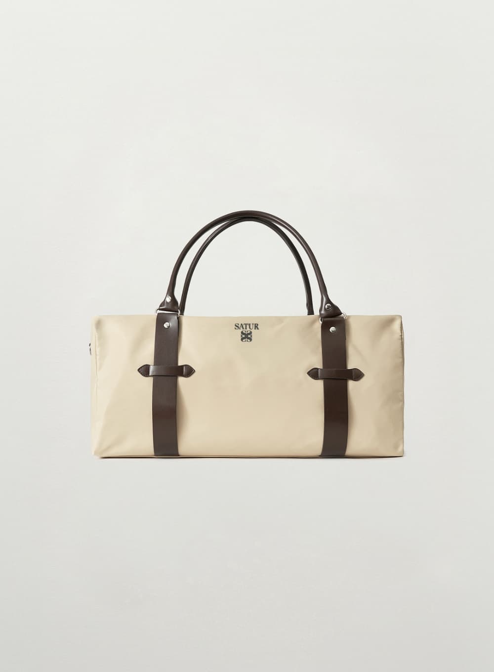 Nylon Big Duffle Bag - Cream