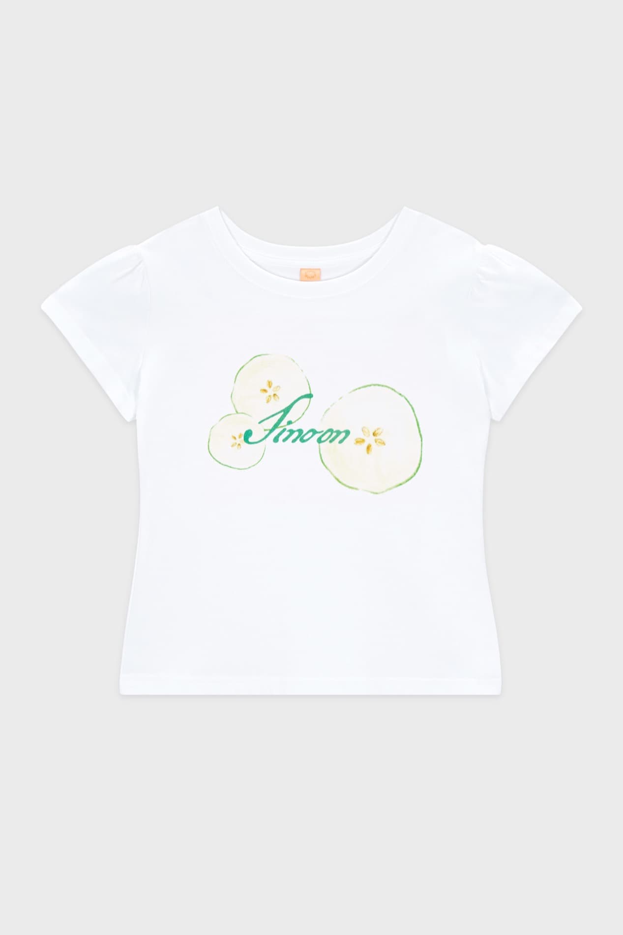 Fresh Lime Puff T-Shirt (White)