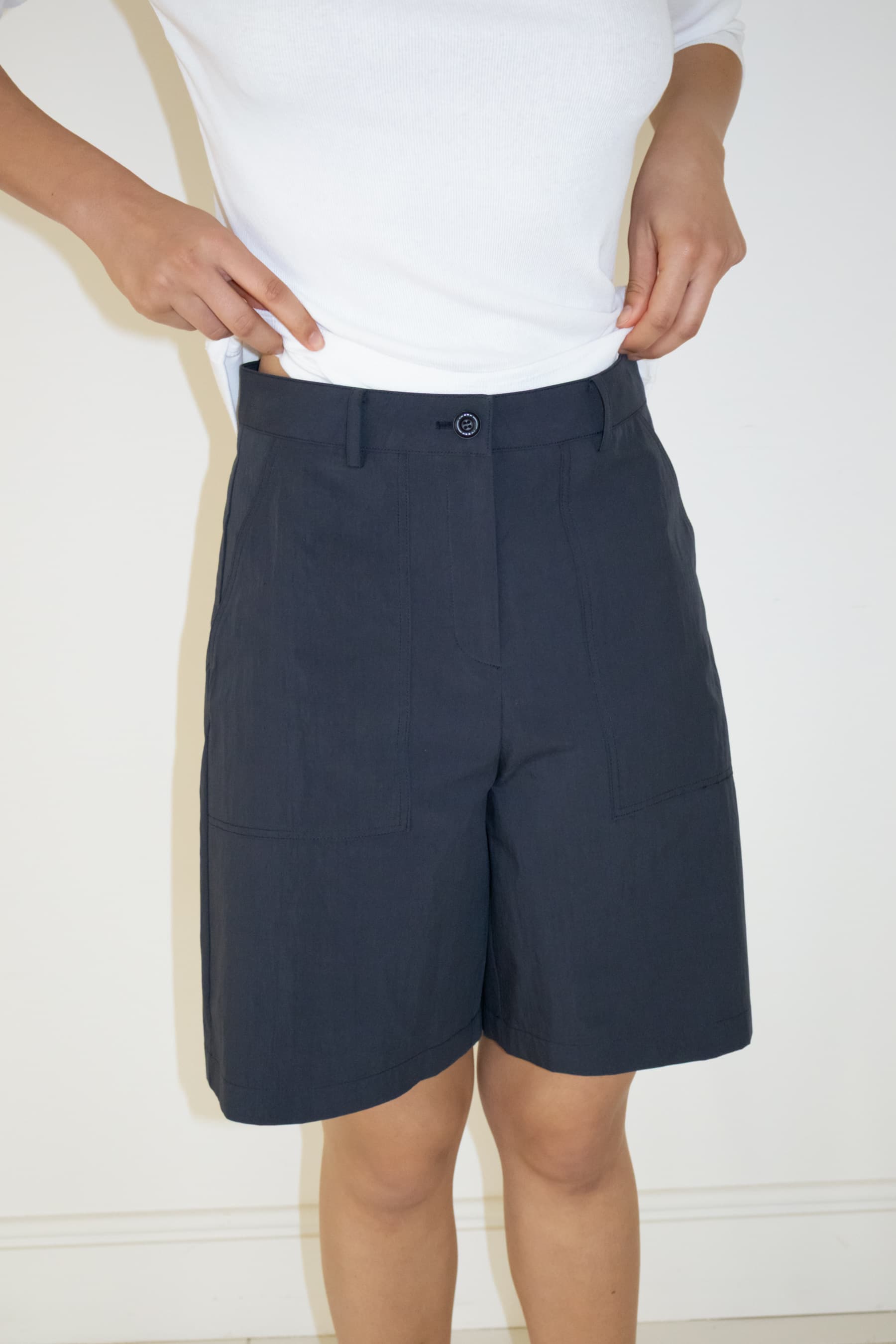 Breeze Cotton Work Shorts (Navy)