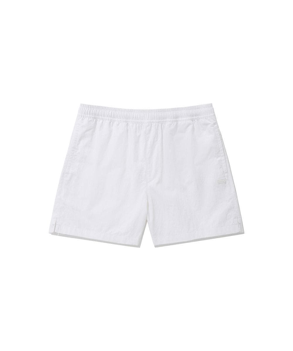 우먼 시어나일론 윈드브레이커 쇼츠 White