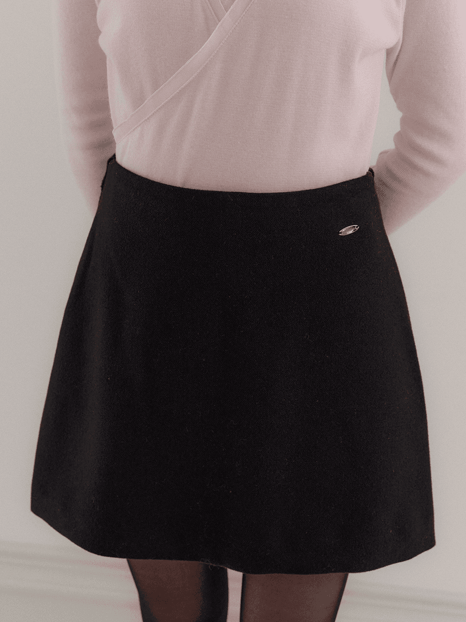 Wool Mini Skirt-Shorts / Black(2color)
