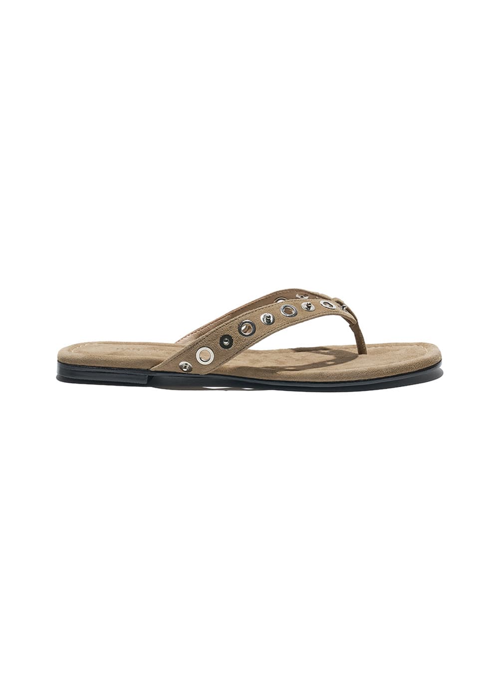 STUD POINTED FILP-FLOPS_SUEDE