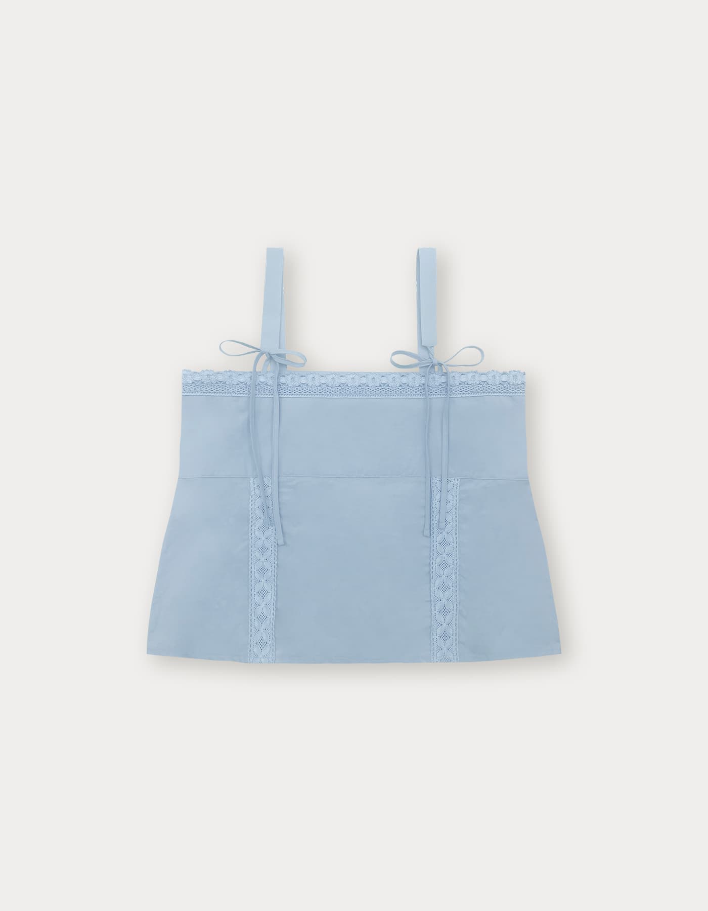 Niah Sleeveless Blouse - Light Blue