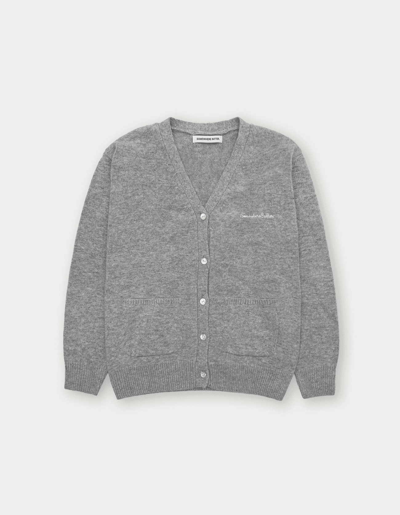 Camilla V-neck Cardigan - Grey