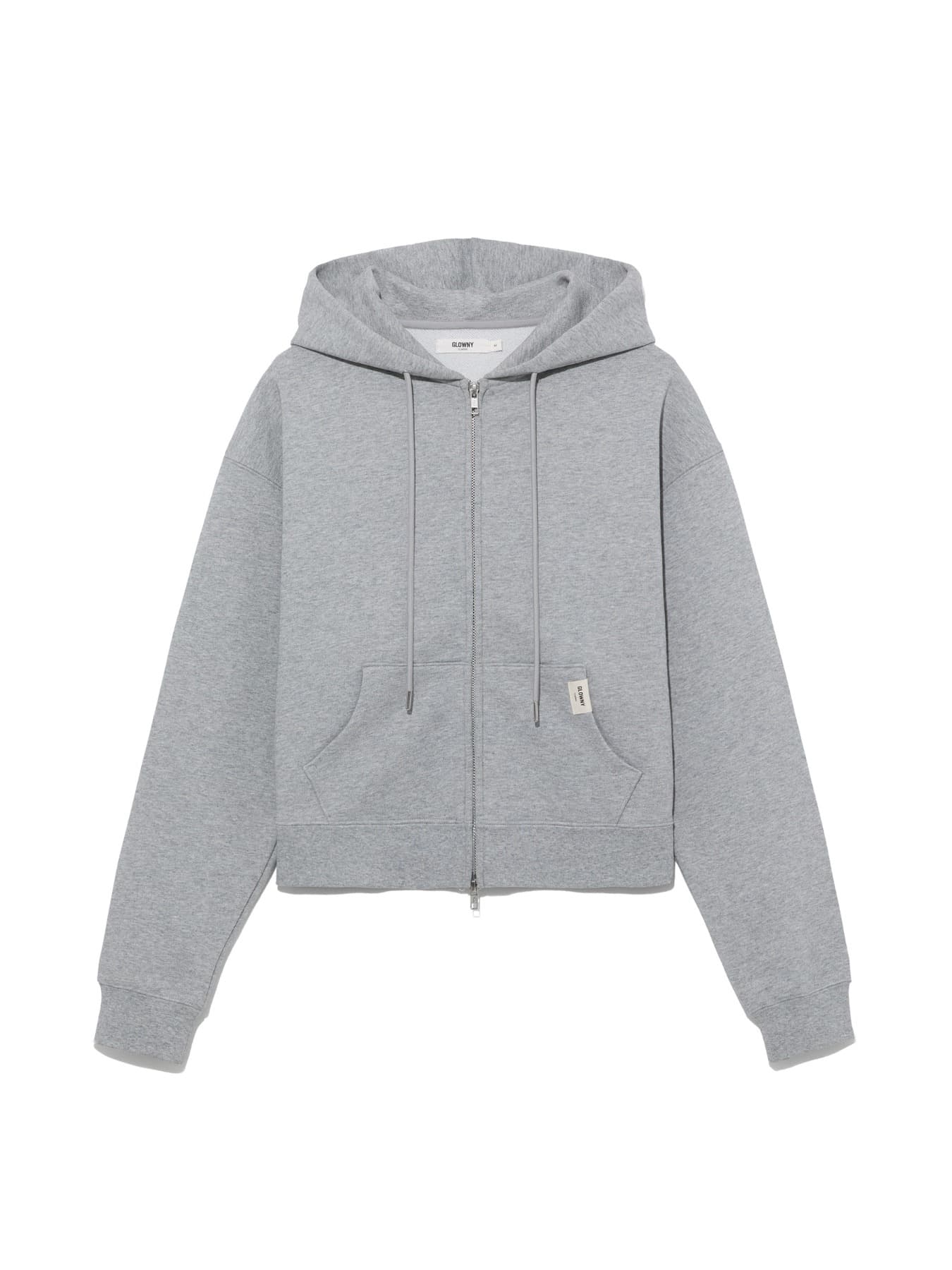 G STANDARD ZIP-UP HOODIE (MELANGE GRAY)