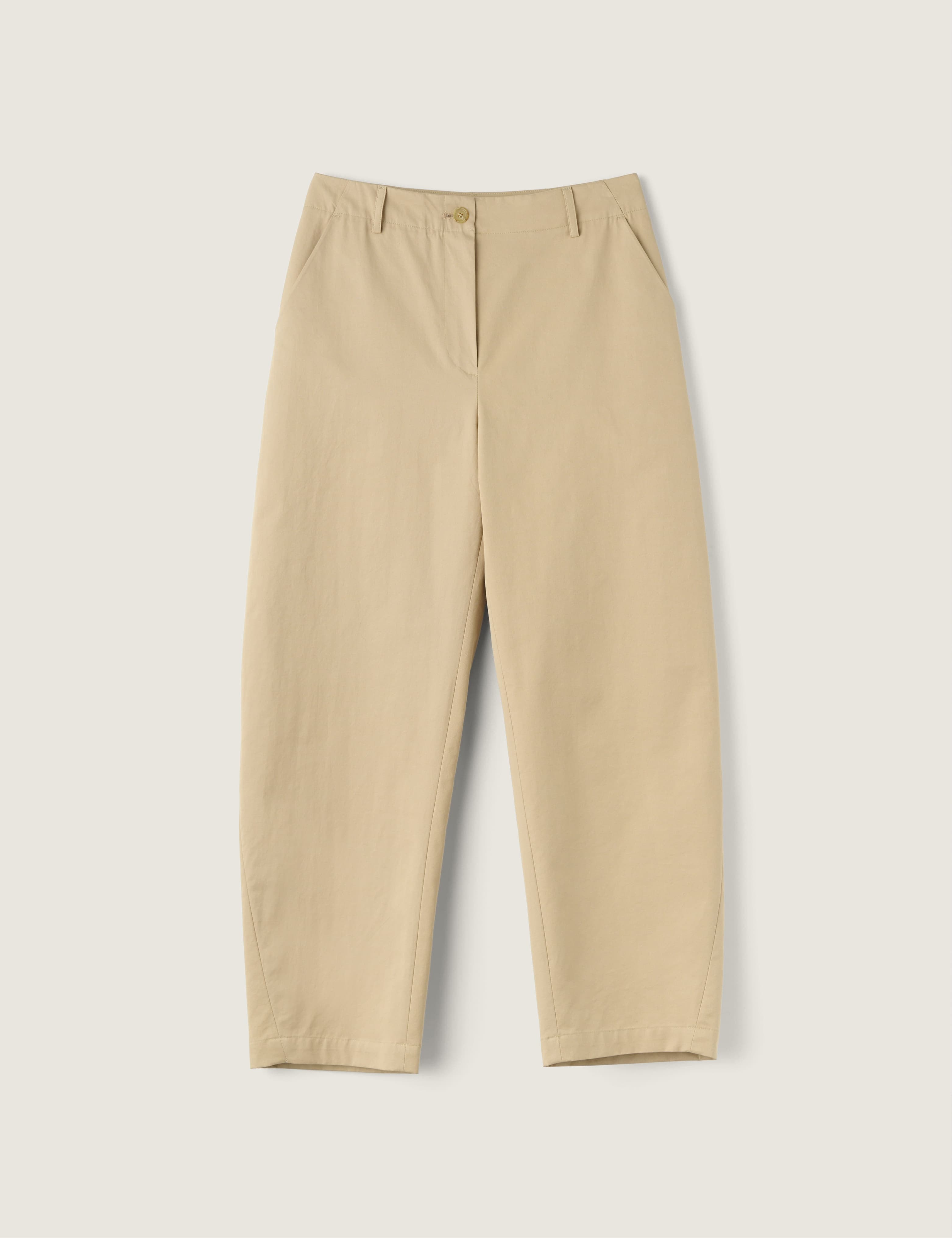 Yvon Cotton Pants (Beige)