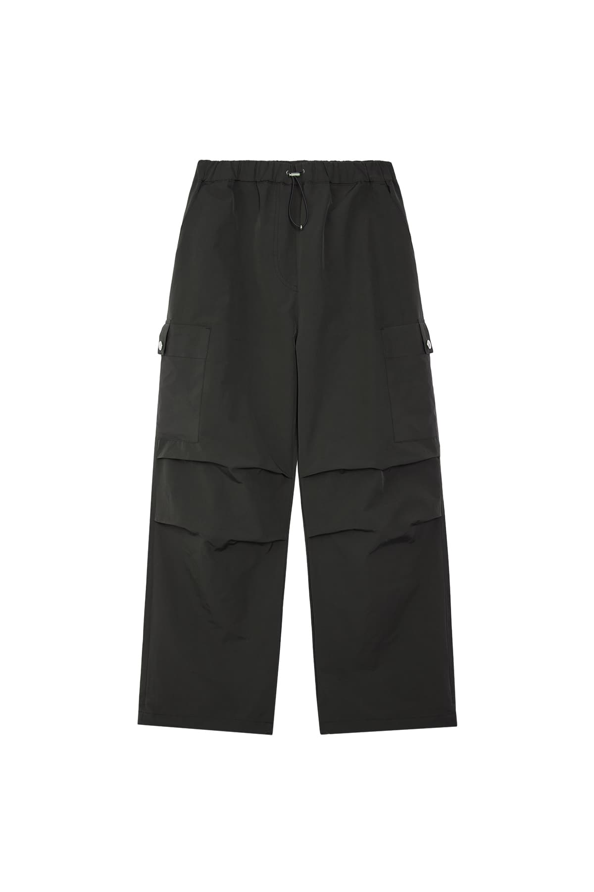 WIDE CARGO PANTS - CHARCOAL